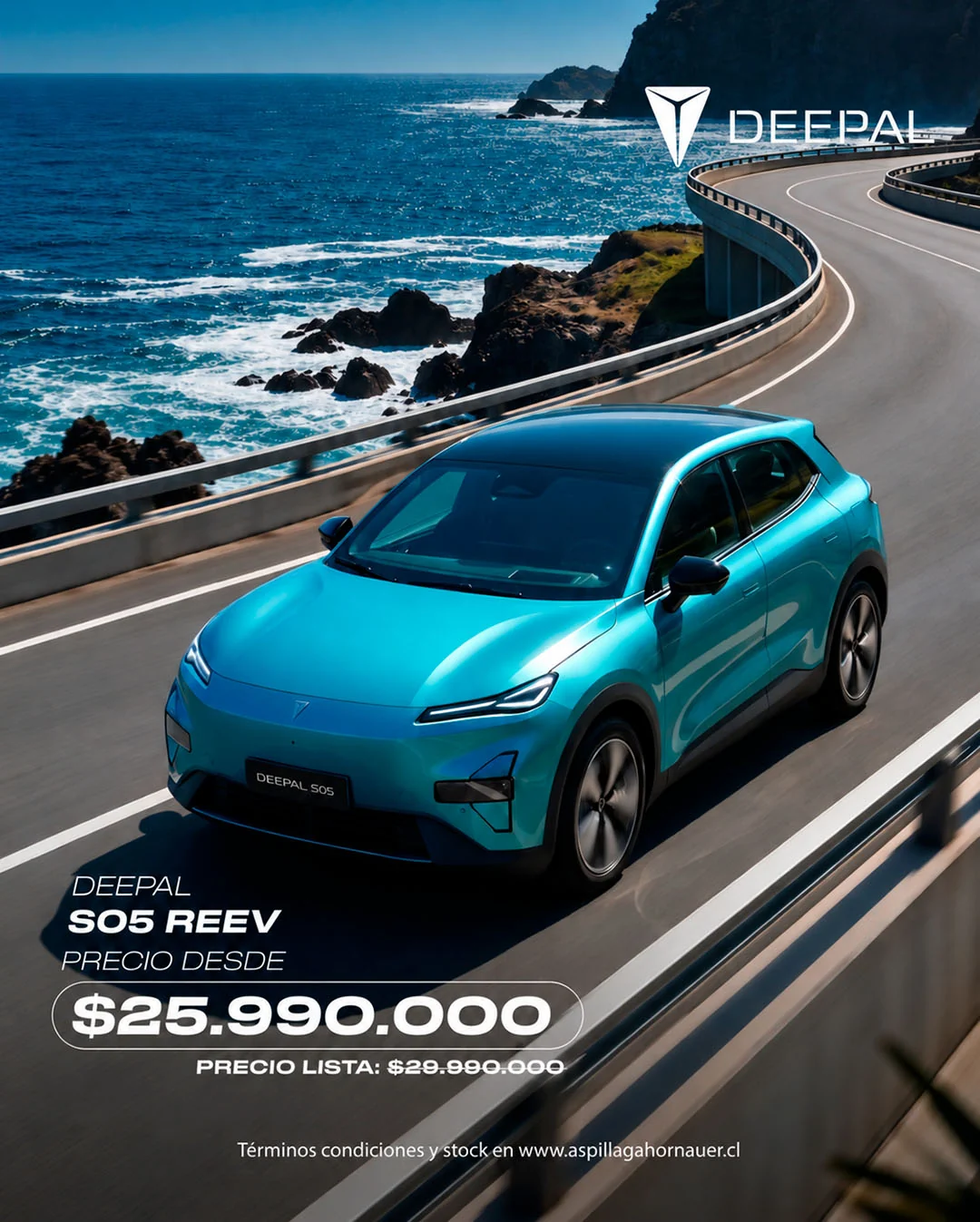 Deepal S05 REEV desde $25.990.000