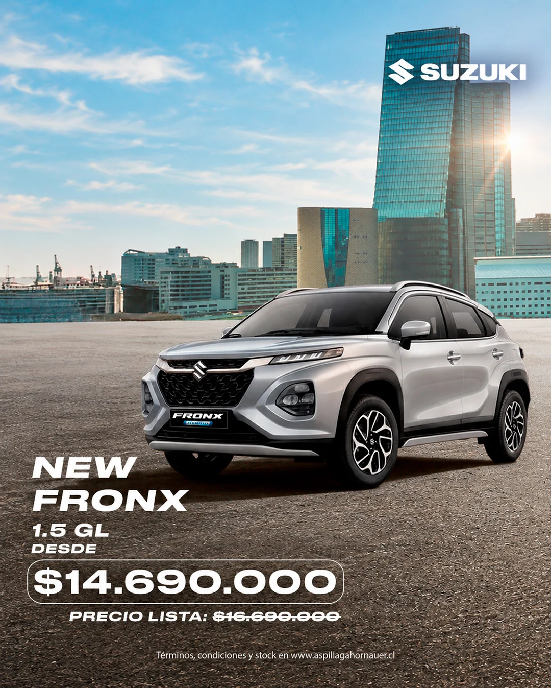Suzuki New Fronx 1.5 GL desde $14.690.000