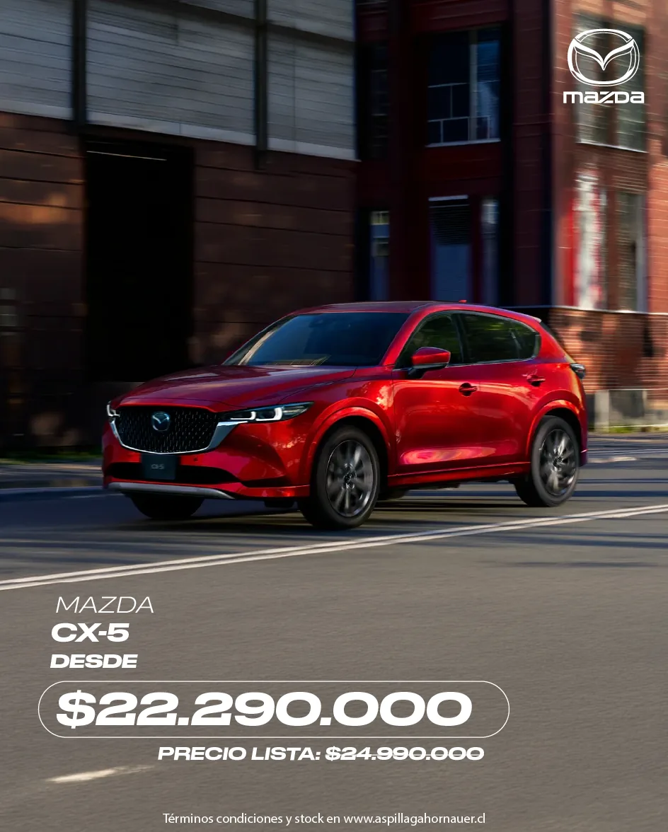 Mazda CX-5 desde $22.290.000