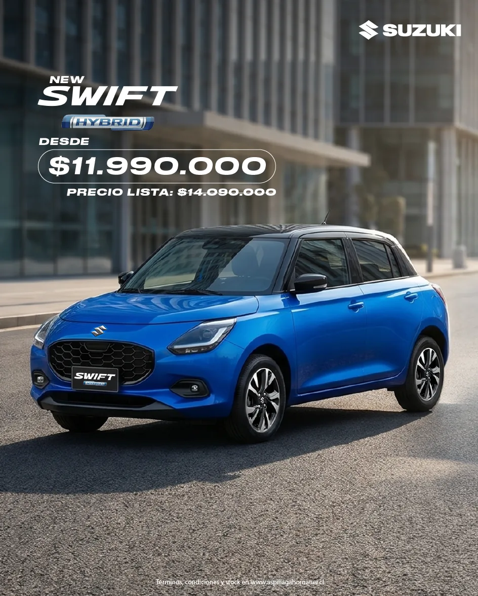 Suzuki New Swift Hybrid desde $11.990.000